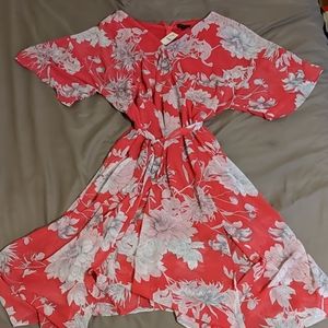 NWT Pink Floral Lane Bryant Maxi Dress